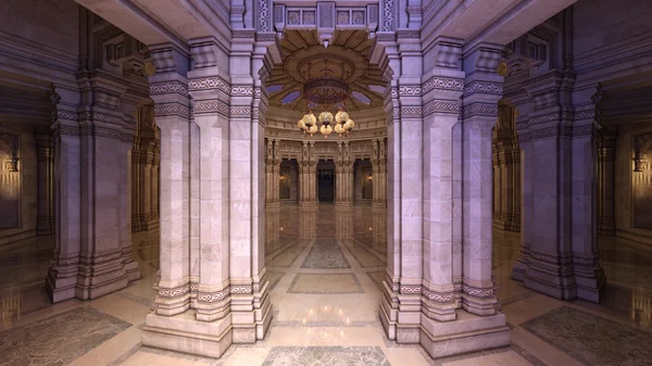 Renderowania 3D cg grand Hall — Zdjęcie stockowe