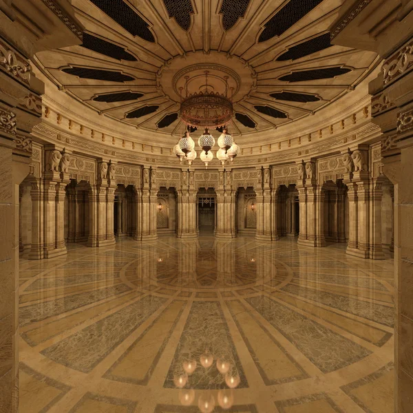 3d cg işleme bir grand salon