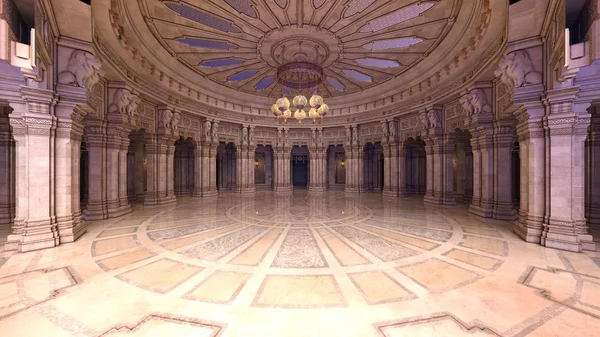 3d cg işleme bir grand salon