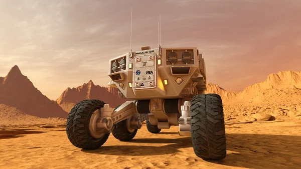 3D-s cg visszaadás-ból egy hely rover — Stock Fotó