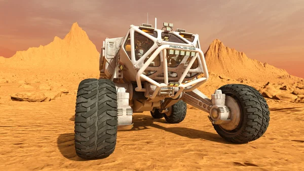 Απόδοσης 3D cg του ένα rover χώρο — Φωτογραφία Αρχείου