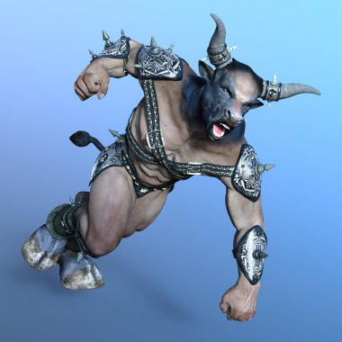 bir canavar 3d cg işleme