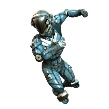 3d cg işleme bir robot