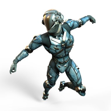 3d cg işleme bir robot