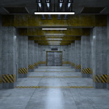 3d cg işleme Asansör geçiş