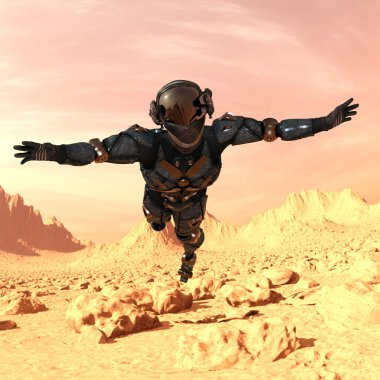 3d cg işleme bir robot