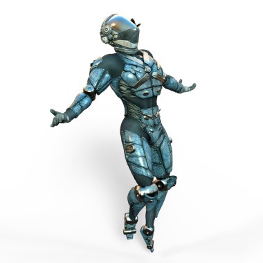 3d cg işleme bir robot