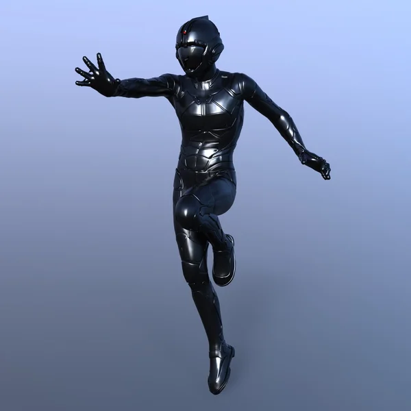 3D CG рендеринг супергероя — стоковое фото