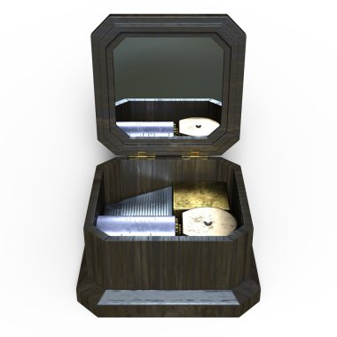 Müzik kutusunun 3d cg işleme