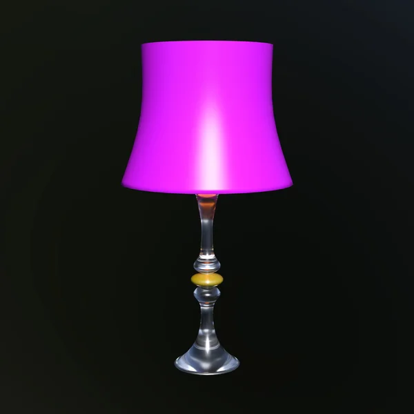3D vykreslování cg stolní lampa — Stock fotografie