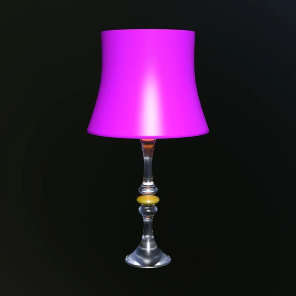 Rendering 3D CG di una lampada da scrivania — Foto Stock