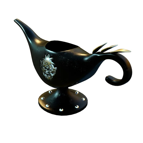 3D CG representación de una lámpara mágica — Foto de Stock