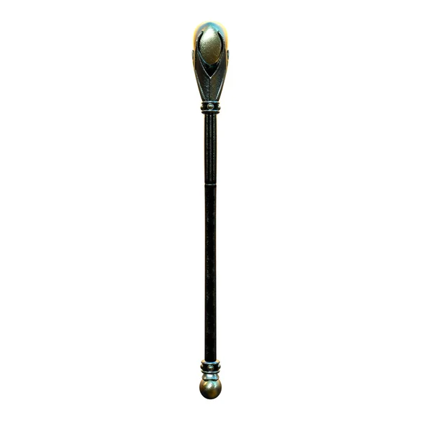 지팡이의 3d cg 렌더링 — 스톡 사진