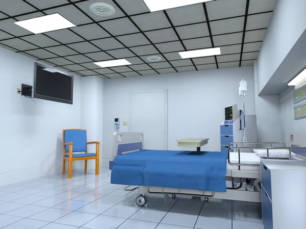 3D cg Darstellung eines Krankenzimmers — Stockfoto