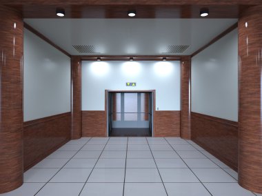 3d cg işleme Asansör geçiş
