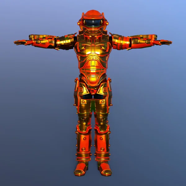 3D CG rendering of a robot — Stock Photo, Image