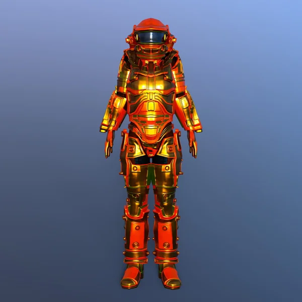 Representación 3D CG de un robot — Foto de Stock