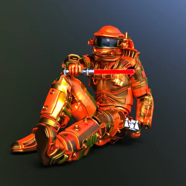 3D CG rendering of a robot — Stock Photo, Image