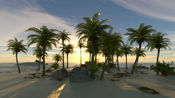 3D CG rendering of island — Stock Photo, Image