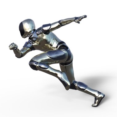 3d cg işleme bir robot