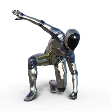 3d cg işleme bir robot