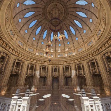 3d cg işleme grand salon