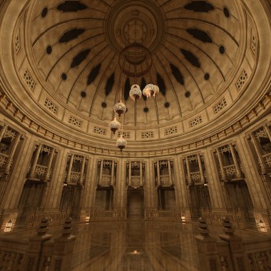 3d cg işleme grand salon