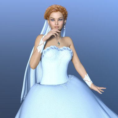 3d cg işleme bir gelin