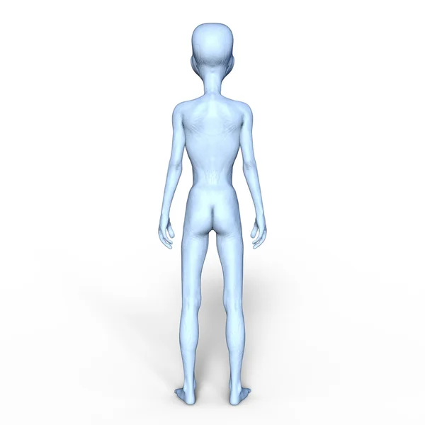 3D CG rendering of an alien — Stock Photo, Image