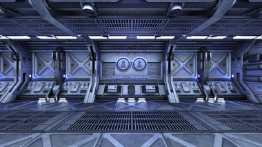 3d cg işleme bir uzay istasyonu