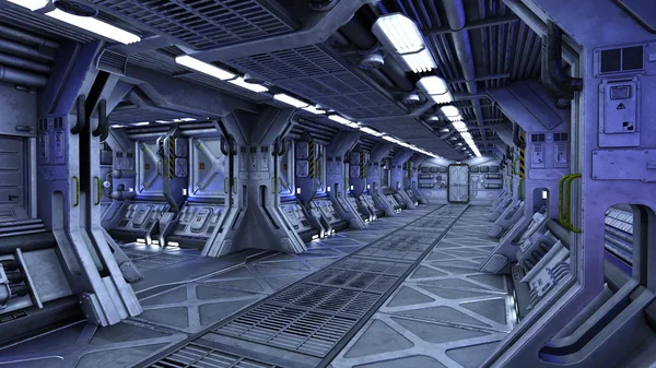 3d cg işleme bir uzay istasyonu