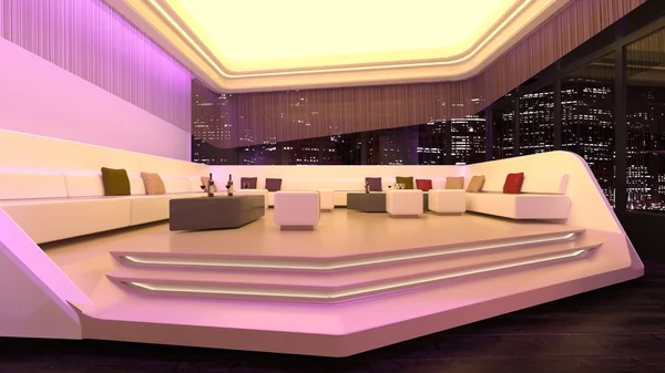 3D CG rendering of the bar — Stock Photo, Image