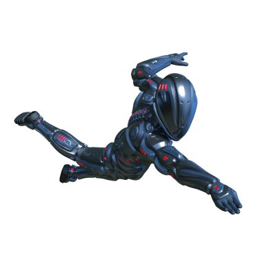 3d cg işleme bir robot