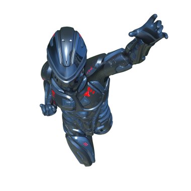 3d cg işleme bir robot