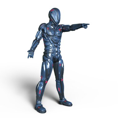 3d cg işleme bir robot