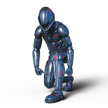 3d cg işleme bir robot