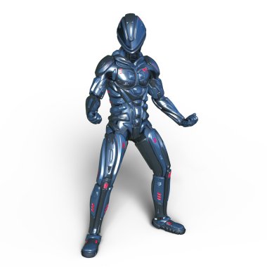 3d cg işleme bir robot