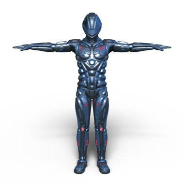 3d cg işleme bir robot