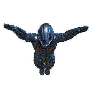 3d cg işleme bir robot