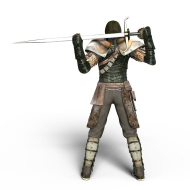 bir şövalyenin 3d cg işleme