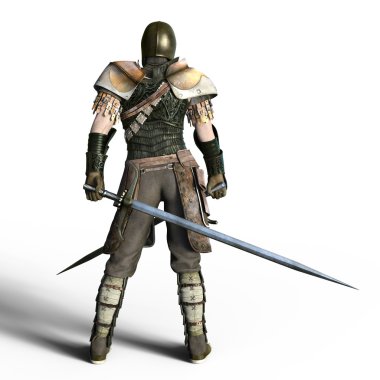 bir şövalyenin 3d cg işleme