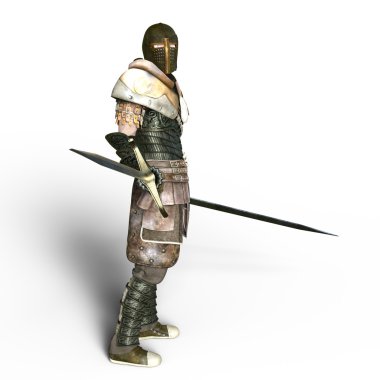 bir şövalyenin 3d cg işleme