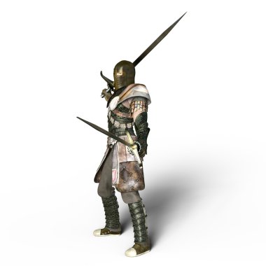 bir şövalyenin 3d cg işleme