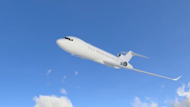 3d cg bir uçak oluşturma