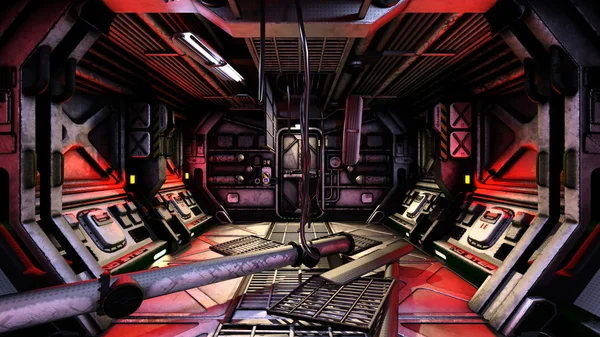 3d cg işleme bir uzay istasyonu