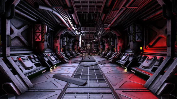 3d cg işleme bir uzay istasyonu