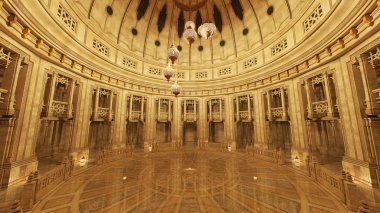 3d cg işleme grand salon