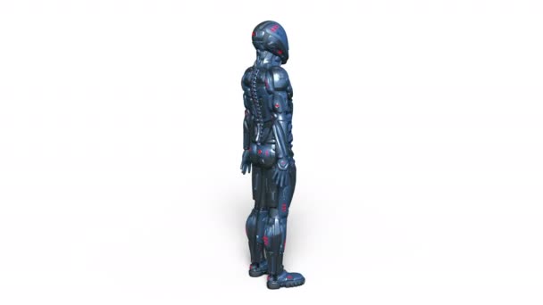3D rendu 3D d'un robot 