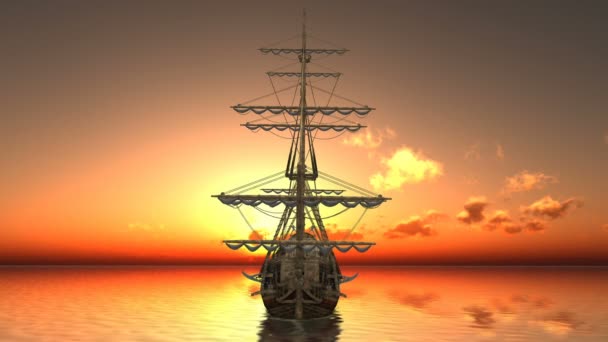 3D rendu 3D d'un voilier 