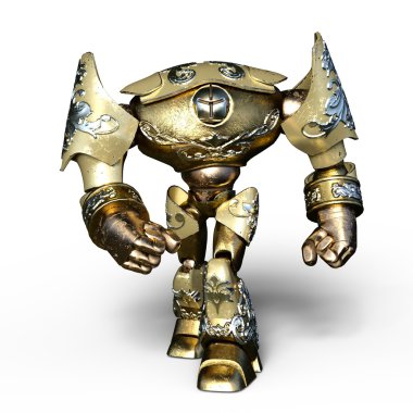 3d cg işleme bir robot.